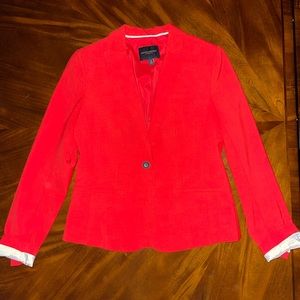 Womens Red Banana Republic Blazer